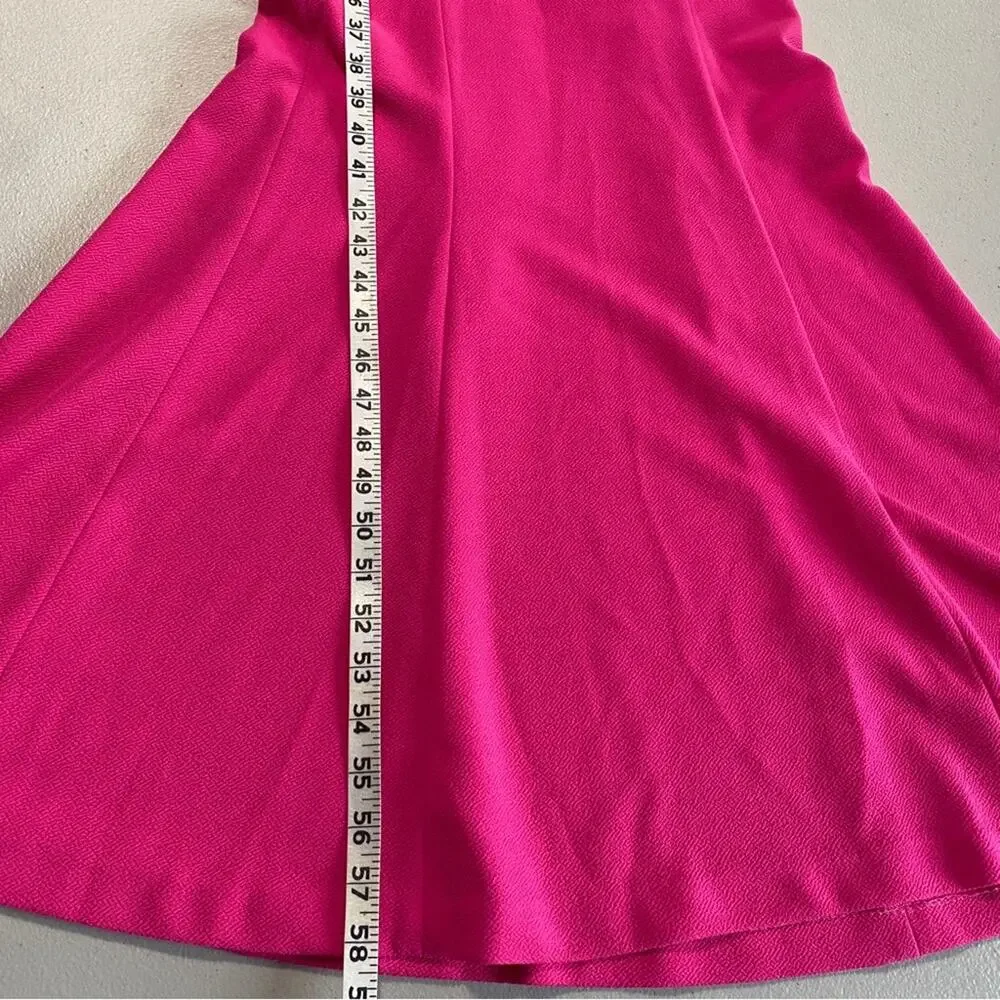 Alexia Admor Barbie Hot Pink Bodycon Cut-Out Mermaid Maxi Prom Dress Gown XS - Picture 6 of 8